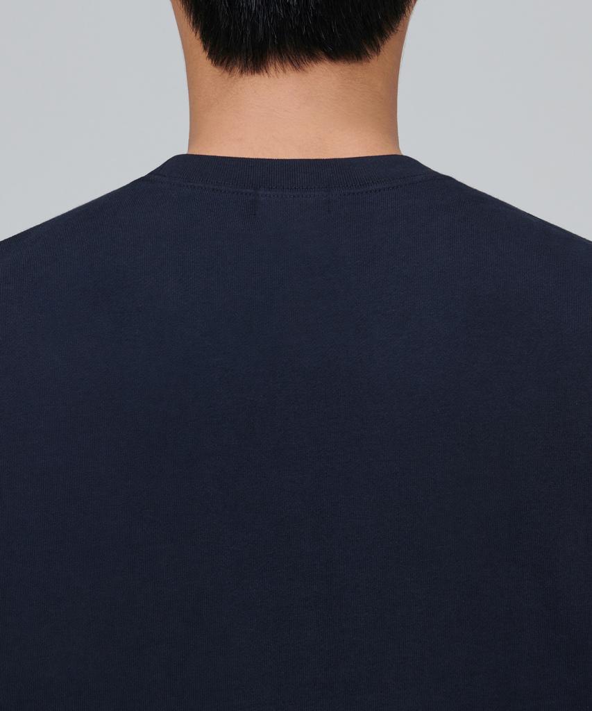 MUSINSA STANDARD Heavyweight Oversized Sweatshirt [Navy]