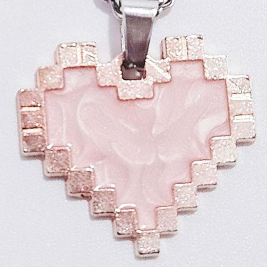 2 шт. Ожерелье для пары с подвеской в виде сердца, магнитное притяжение, блестящая отделка, подарок на День святого Валентина, годовщину