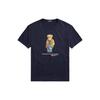 Polo Polo Bear Letter Logo Print Slim Fit Crew Neck T-Shirt Men T-Shirt Nautical-Blue MNPOTSH1N820803-410
