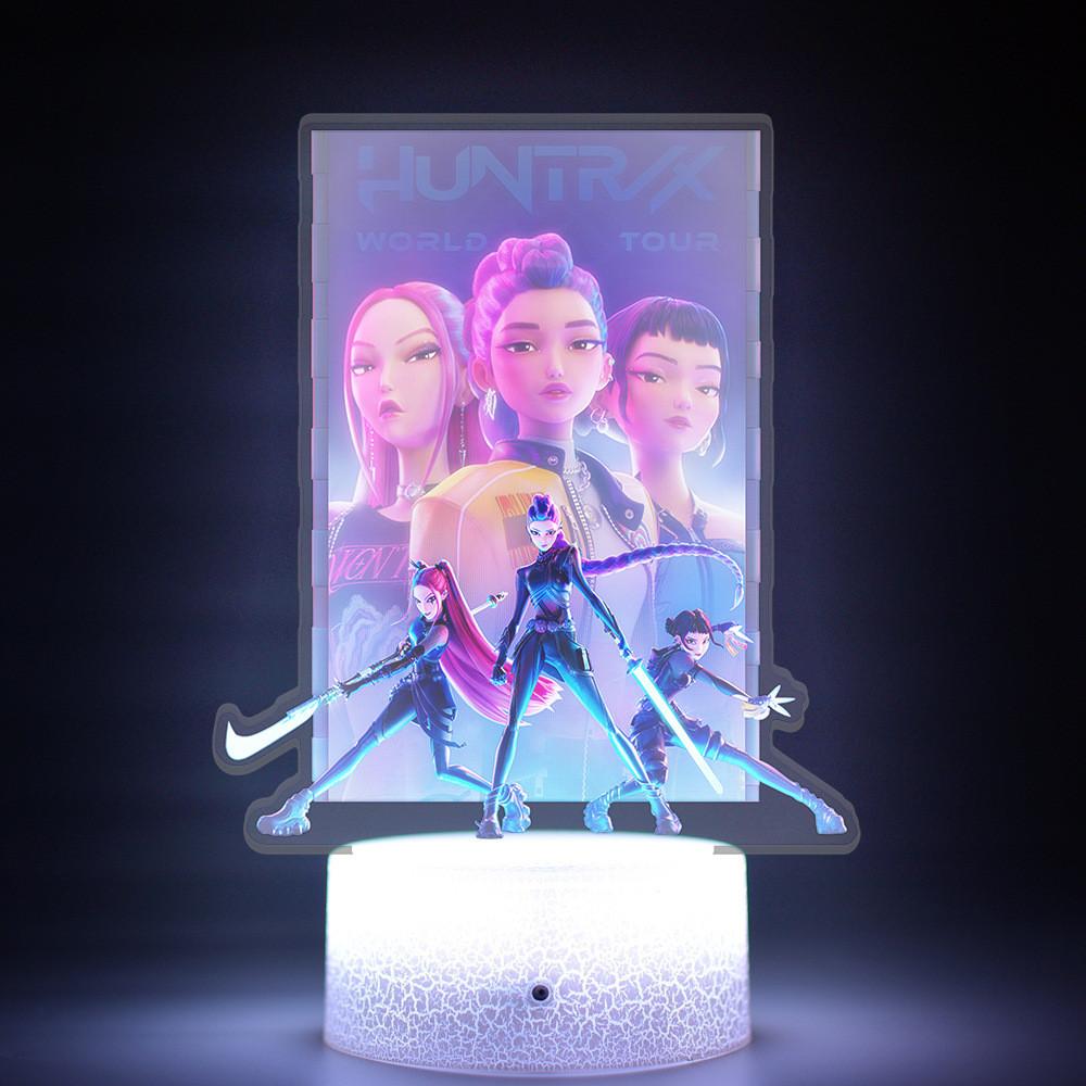 Kpop Demon Hunters Led Light With Touch Control For Home Decor And Gift Ideas