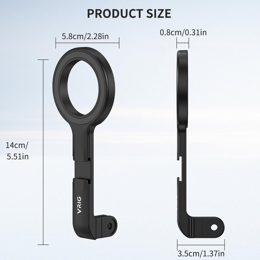 VRIG 360 Degree Rotation Magnetic Phone Mount Multi-function Selfie Stick Photography Tripod