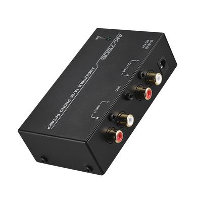 Аудиофильский предусилитель M/M Phono Preamp с регуляторами уровня Входные и выходные интерфейсы RCA