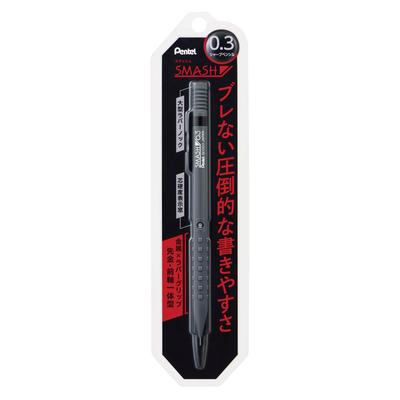 PENTEL Механический карандаш Smash, темный, 0,3 мм, серый, набор из 5 штук, XQ1003-N