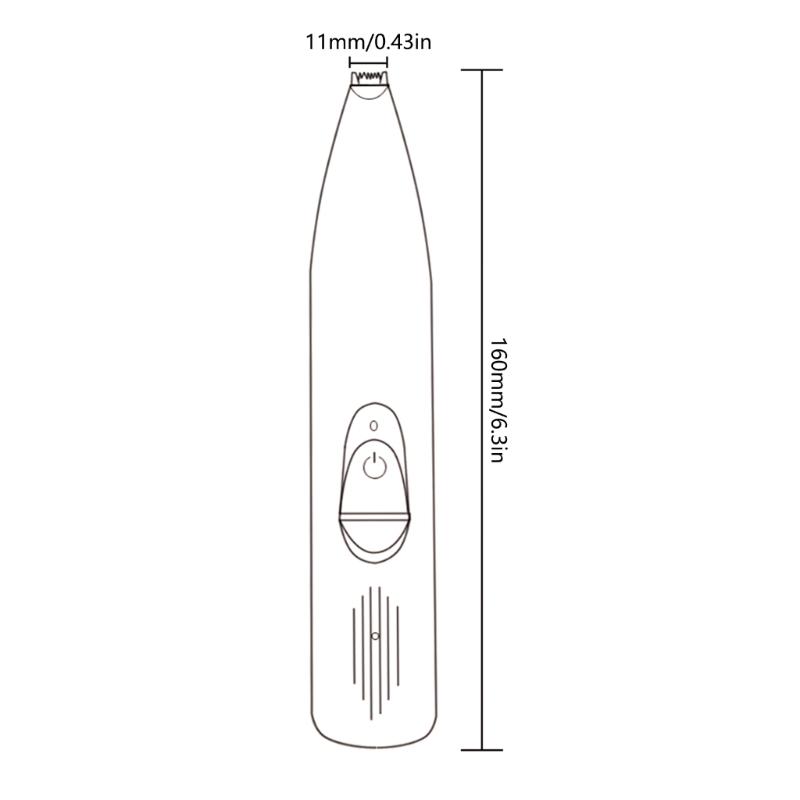 Cats Grooming Shaver with Light Low Noises USB Rechargeable Shaver Pet Hair Trimmers Set Dogs Cats