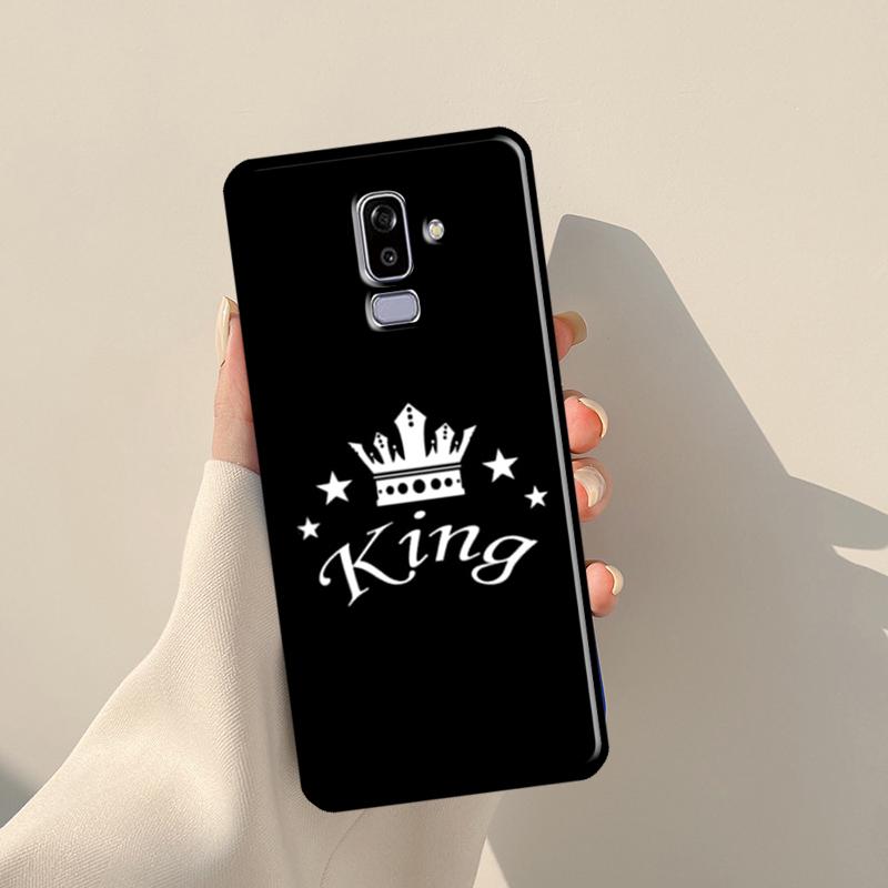 Пары Crown QUEEN и KING для Samsung J3 J5 J7 J510 J310 J330 J710 J730 J1 A3 A5 2016 2017 J4 J6 Plus J8 2018 Чехол