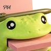 Office Accessories Frog Note Holder, Creative Desk Organizer with Pen Stand And Memo Work Setup Dispenser, Cute Animal Stationery Storage Case