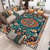 Symmetrical Flower Pattern Carpet Fashionable Living Room Decoration Large Area Floor Mat Corridor Balcony Anti Slip Door Mat