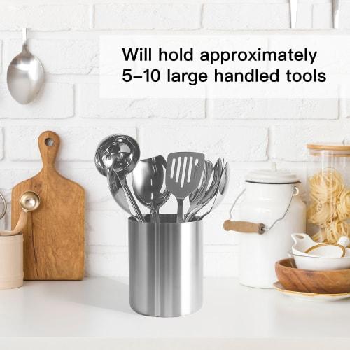 IMEEA Подставка для палочек из нержавеющей стали, Подставка для кухонных инструментов, Чехол для хранения столовых приборов, Серебристый