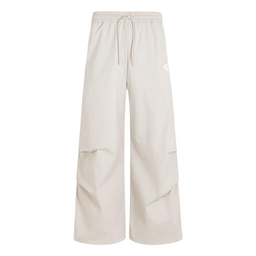 Adidas FOS Tracksuit Bottoms Comfortable Wide Leg Knitted Sports Pants Women Bottoms Miracle-Bauxite-Brown Bright-White JY8075