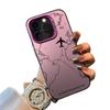 Серебристый противоударный IMD чехол для мобильного телефона iPhone 14 Pro Max/15 Pro