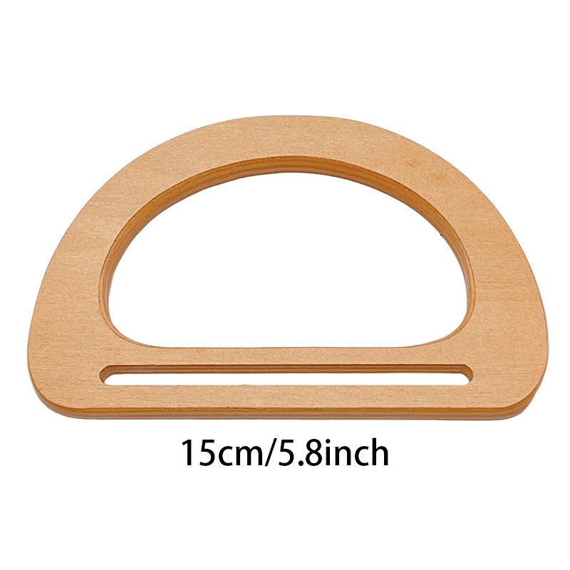Handmade Bamboo D-Shaped Handle for Bags and Luggage