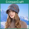 Autumn Winter Acrylic Knit Beanie Hat With Windproof Warmth For Casual Women