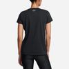 (WMNS) Женская футболка Under Armour Project Rock Underground Core 'Черно-синяя' 1382708-001