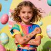New Children's Easter Tattoo Stickers Cartoon Rabbit Egg DIY Decoration Waterproof Holiday Gift