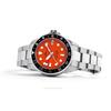RATIO Мужские часы FreeDiver GMT Series с сапфировым стеклом из нержавеющей стали с оранжевым циферблатом RTF055 200M