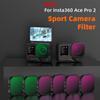BRDRC Len Filters for Insta360 Ace Pro 2 Camera UV CPL ND8/16/32/64 Neutral Density Lens Quick Release Photography Accessoise