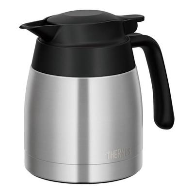 Термос Thermos с вакуумной изоляцией из нержавеющей стали TTC-700, Черный, Можно мыть в посудомоечной машине