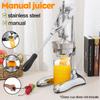 Household Stainless Steel Citrus Fruits Squeezer Orange Lemon Manual Juicer Lemon Fruit Pressing Machine Hand Press Juicer 47*43*21cm