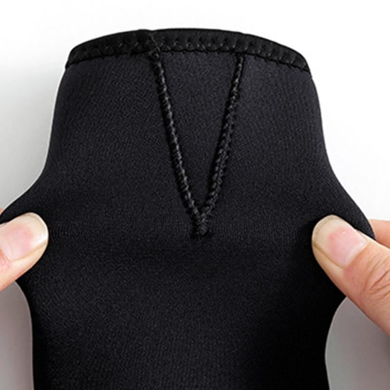 Гидрокостюм Зимние Перчатки с Регулируемым Поясным Ремнем для Подводного Плавания Теплые Перчатки для Воды, 5 мм Неопреновые Пятипалые Перчатки