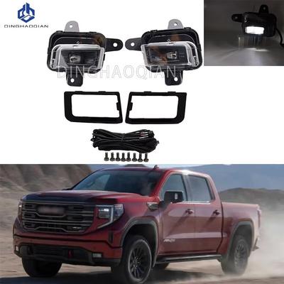Комплект Передние светодиодные противотуманные фары Для GMC Sierra 1500 2022 2023 2024 противотуманные фары Проводка фары противотуманные фары крышка рамка комплект аксессуары