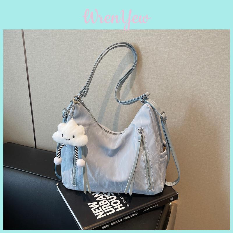 Minimalist Womens Large Capacity Pu Shoulder Bag With Zipper Closure For Daily Use