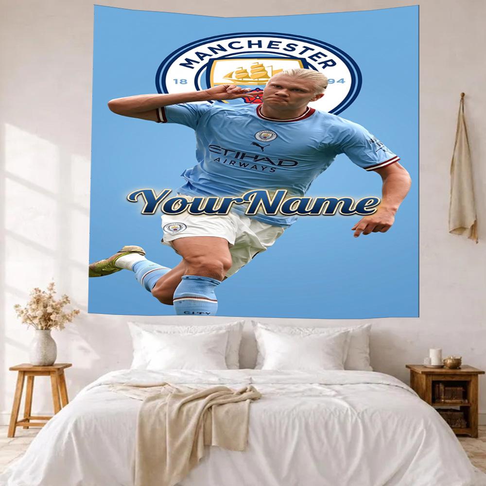 Haaland Custom Your Name Wall Decor Tapestry Art For Pet Memorial Birthdaywedding Party Backdrop Family Gift