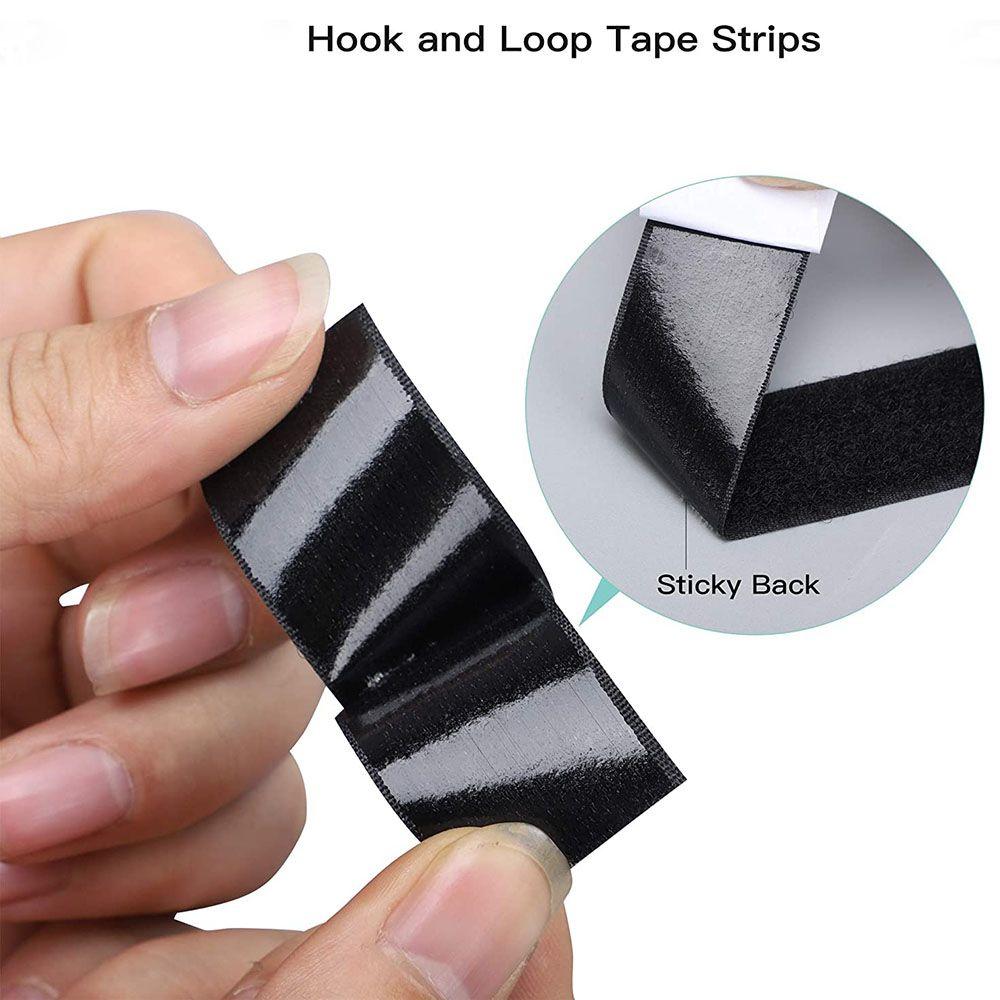 & Living Home Gadget Adhesive Loop Fastener Tape Self Adhesive Hook Nylon Sticker Magic Sticker