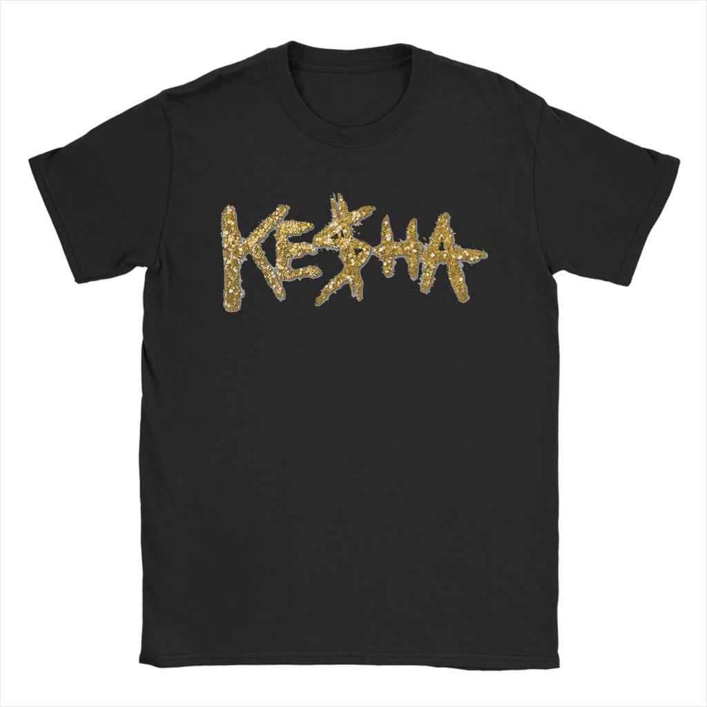 Kesha T Shirt Men 100 Cotton Leisure TShirt Round Collar Tees Short Sleeve Clothes Adult
