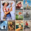 Outdoor Sport Running Fishing Fishing Metal Tin Signs Posters Plate Wall Decor for Bars Man Cave Cafe Clubs Retro Posters Plaque