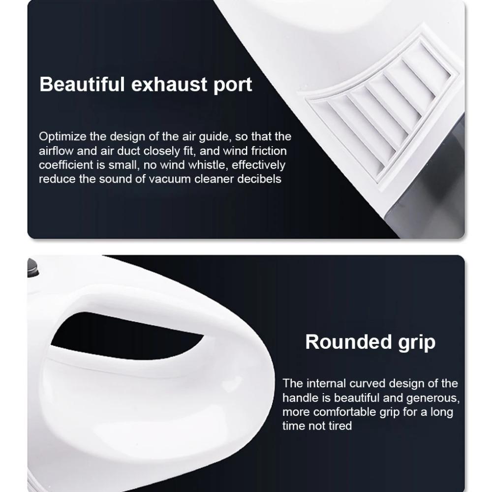 Портативный автомобильный пылесос проводной перезаряжаемый бытовой ручной автоматический пылесос 3200 кПа высокая мощность всасывания