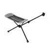 Folding Camping Chair Footrest Portable Retractable Moon Chair Footstool Leg Rest with Storage Bag