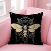 Band BBad Omens Cushion Cover Natural Linen Pillow Case DoubleSided Print Decorative Sofa Pillowcase Home Decor Gift
