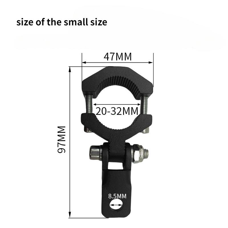 2pcs Motorcycle Spotlight Mount Clamp Bracket Aluminum Alloy LED Light Bar Tube Holder for Motorcycle Scooter Dirt Pit Bike SUV