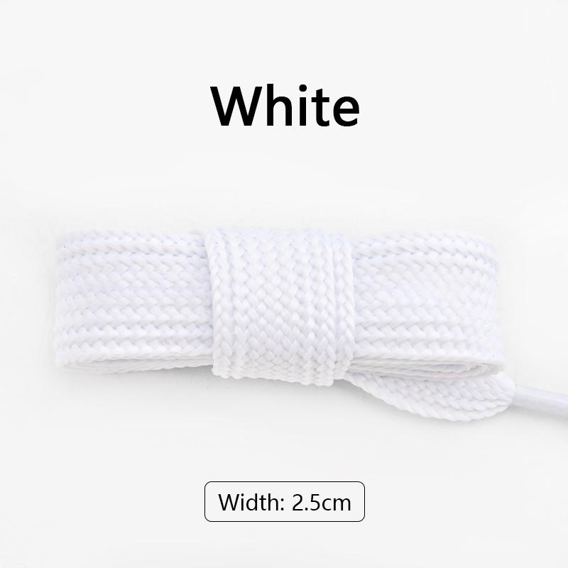 2.5cm Wider Laces for Shoes New Sneakers Flat Shoelaces Fashion Rope Shoelace 100/120/140/160CM Shoes Accessories 1Pair