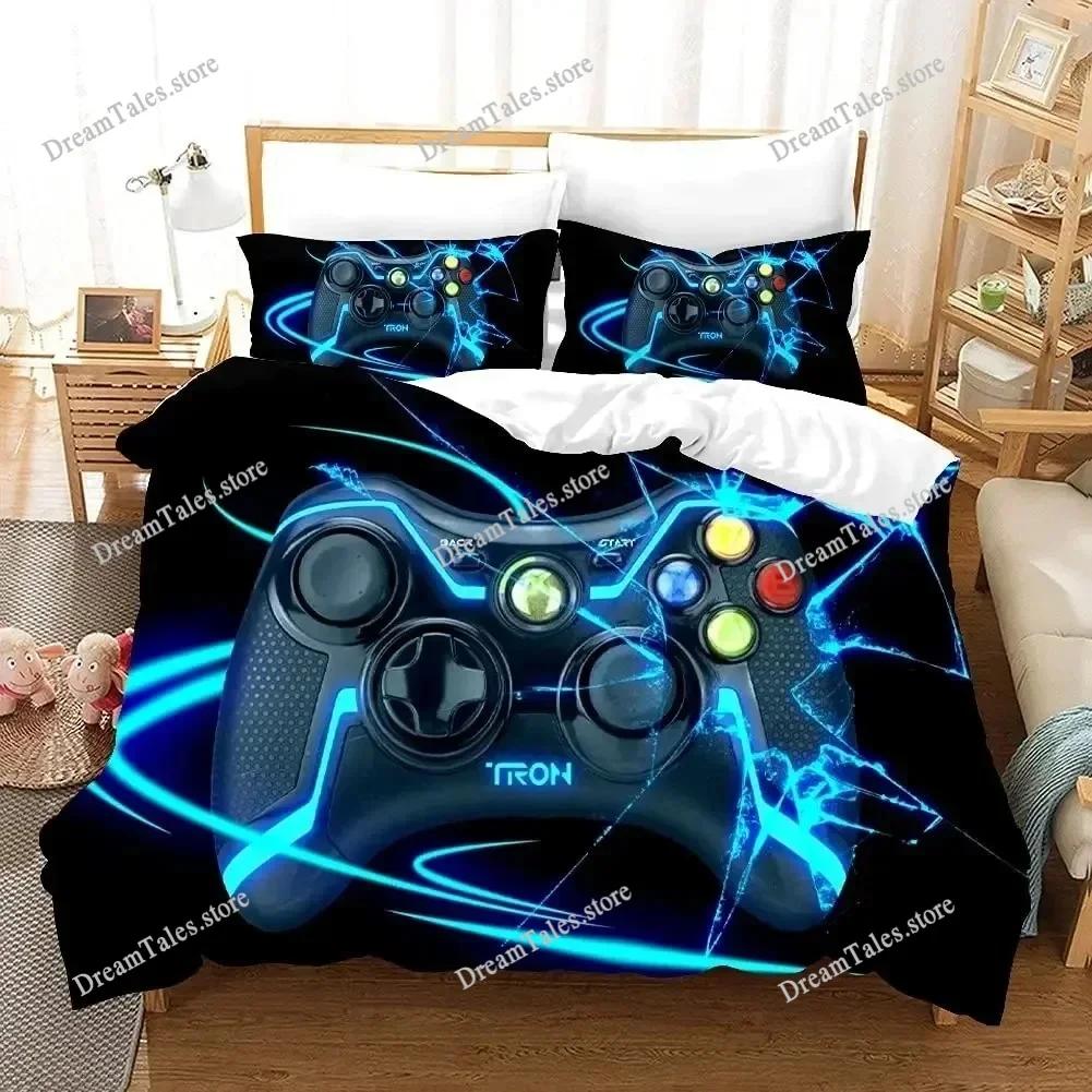 Игровой комплект постельного белья с пододеяльником, размер Twin, Игровые комплекты постельного белья для мальчиков и детей, Игровой комплект с пододеяльником, размер King, Игровой комплект постельного белья из микрофибры