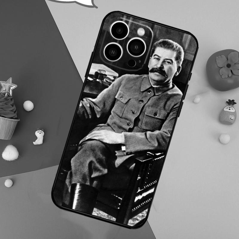 USSR Joseph Stalin Phone Case For iPhone 17 Pro Max 16 15 13 12 11 14 Pro Max Plus 12 13 Mini 16e 17 Air Cover