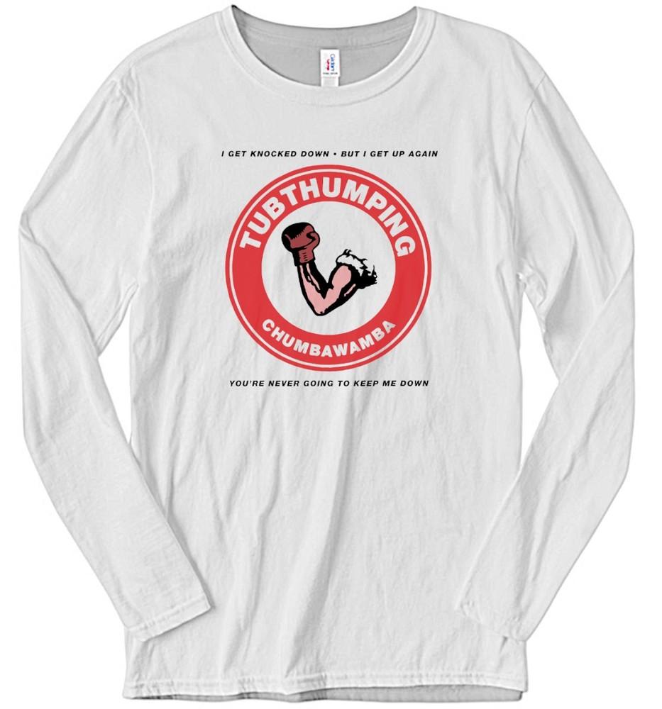 Chumbawamba Tubthumping Tshirt 90s Alternative Rock Band Tee Vintage Style