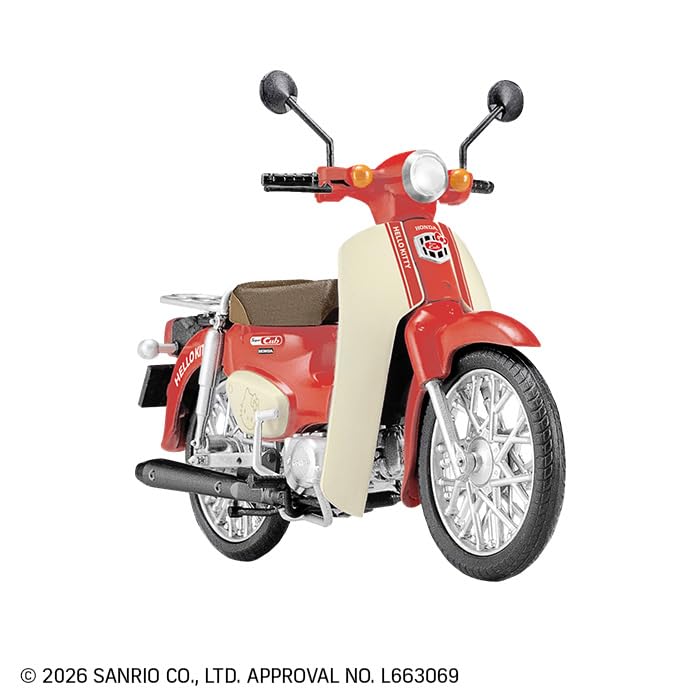 Конфеты Sanrio Персонажи HONDA Super Cub Игрушка F-toys Жевательная резинка/Конфеты (Полный комплект) [Набор в коробке/Набор из 10 предметов]