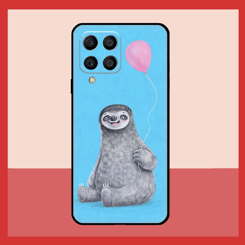 Забавный чехол-ленивец для Samsung Galaxy M12 M52 M06 M16 M36 M56 M33 M15 M55 M31 M13 M14 M53 M32 M35 M34 M54