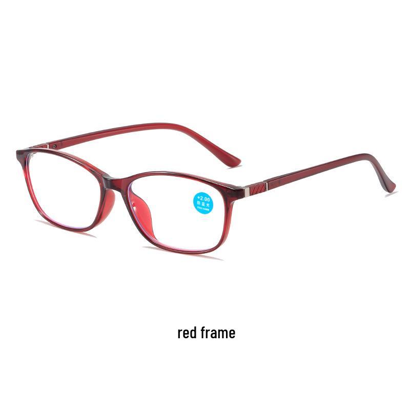 Легкие очки для чтения TR90 с защитой от синего света: Маленькая рамка, Высокое разрешение для людей среднего и пожилого возраста