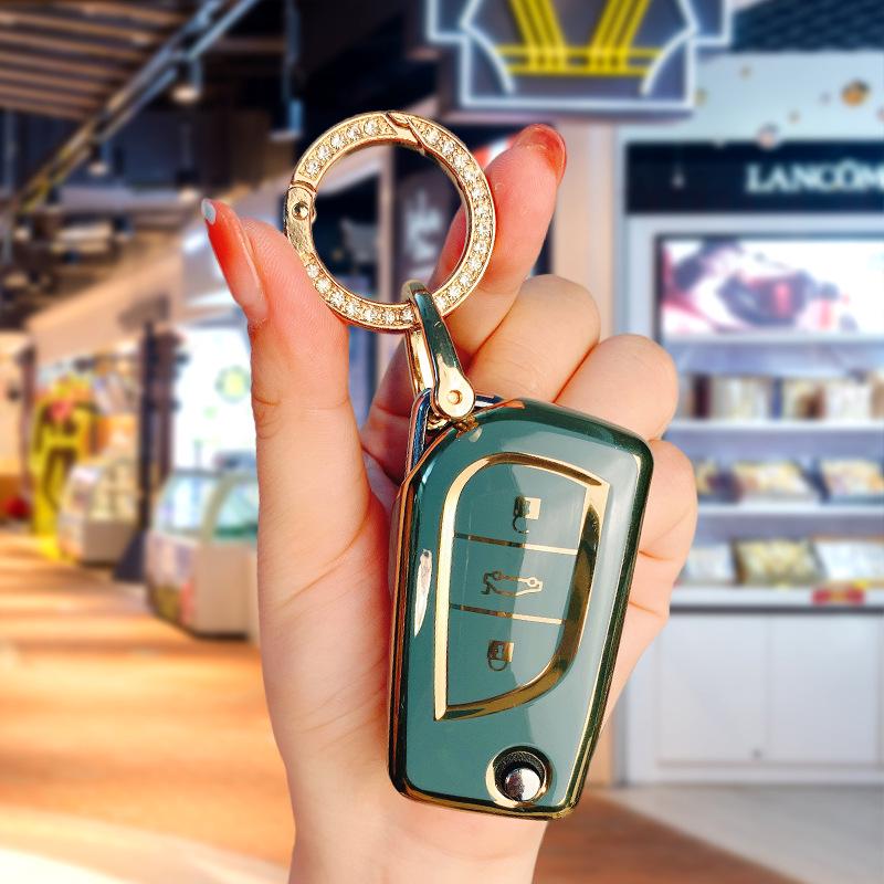 Чехол для ключа Toyota из ТПУ для Corolla, Camry, Levin, Avalon, RAV4, C-HR, Highlander