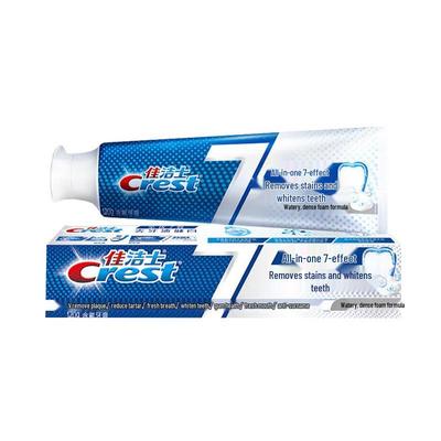 Crest Отбеливающая зубная паста Все-в-Одном 7 Преимуществ