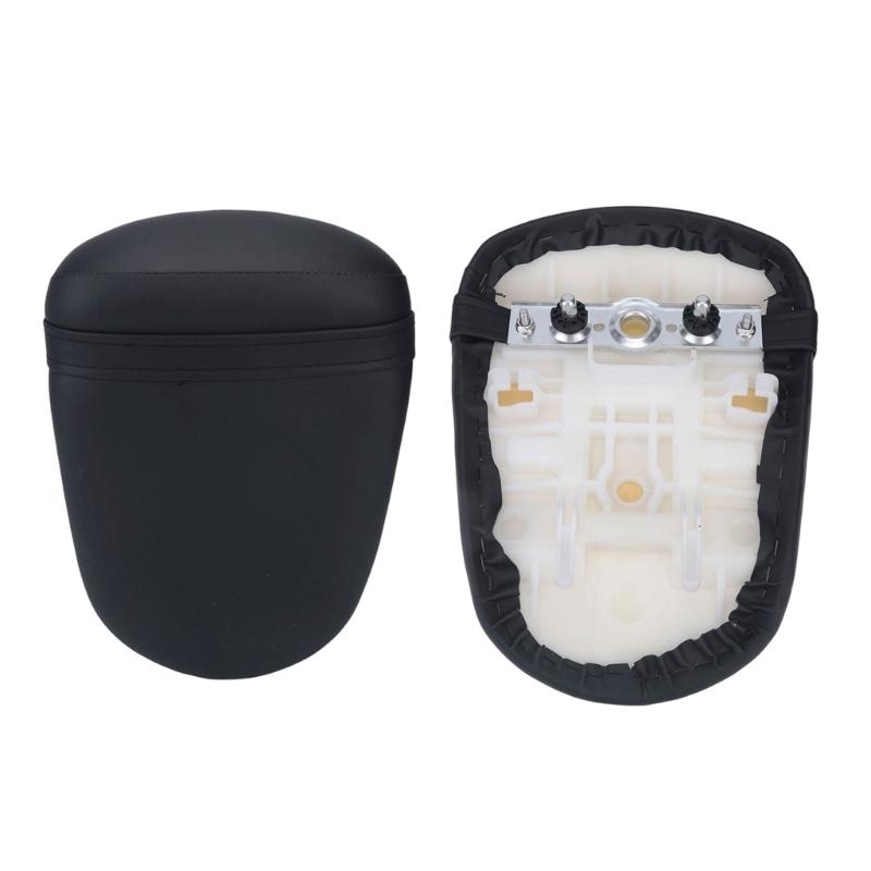 Black Rear Seat Pad Assembly for 2006-2007 R600 R750, Motorcycle PU Seat Cover Part for Direct Fit Repair and Worn Seat Service Use