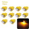 10Pcs 5050 1SMD T5 B8.5D Gauge LED Indicator Bulbs Dashboard Side Interior Dash Lights Car Lights