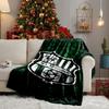 Sass-uolo Football Crest Blanket Lightweight Ideal Bedding Blanket Perfect for Travel, Camping, Living Rooms, Offices, Sofas, Fan Christmas gift