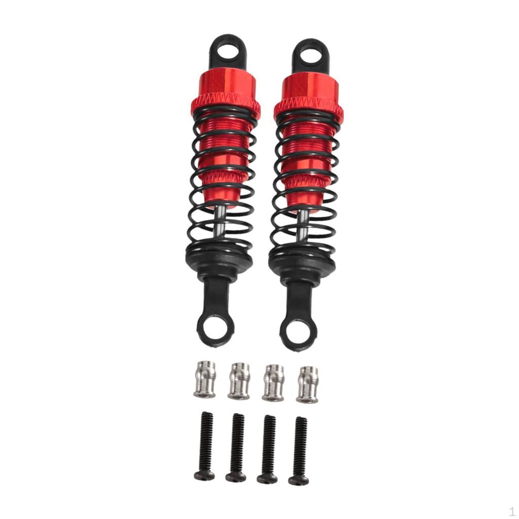 2 Pieces Hydraulic Shock Absorbers for RC Car 1/12 1/16 Replacement Upgrade Dampers Set Shocks
