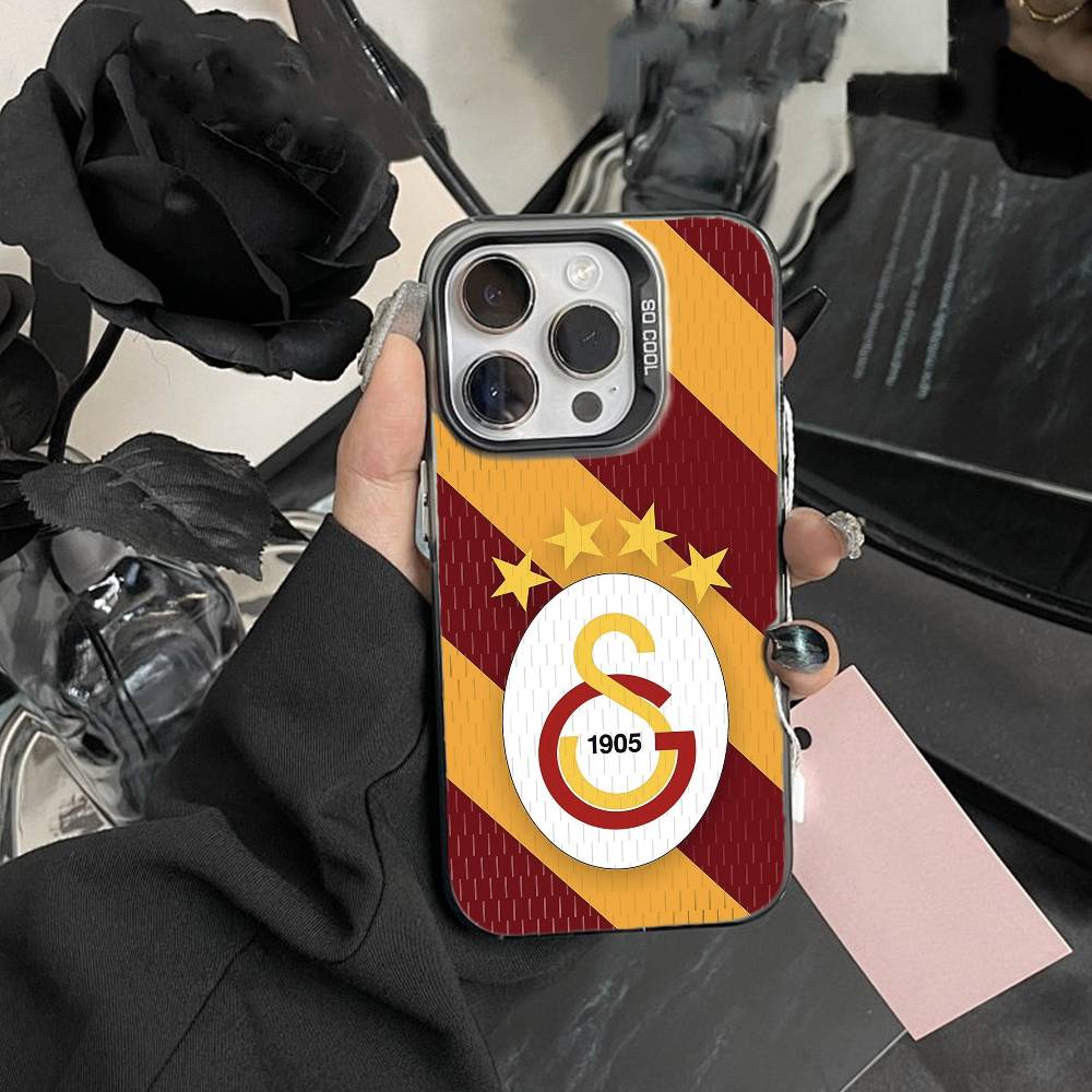 Классический чехол для телефона Galatasaray S-SK1905 для iPhone 16 17 15 14 12 13 Pro Max Черный цвет Ударопрочная крышка