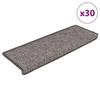VidaXL Self-adhesive Stair Mats 30 Pcs 65x21x4 Cm Grey and Beige, Tread, Tread Mat 3365884