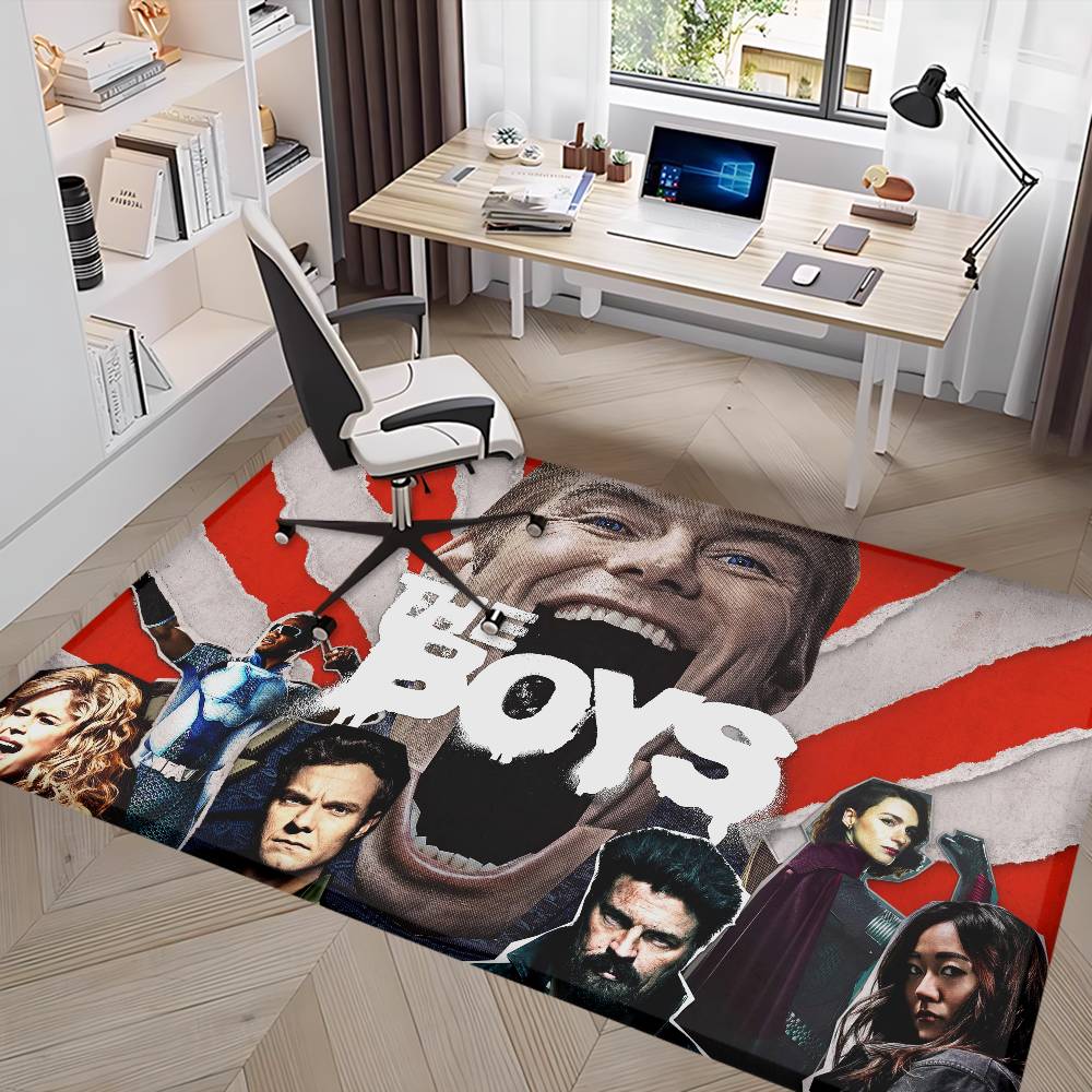 Movies The Boys Character Room Mats Anti-slip Absorb Water Long Strip Cushion Bedroon Mat Household Carpets