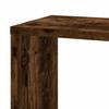 Wall Mounted Corner Shelf Smoked Oak Finish 45 x 45 x 147 cm Particleboard